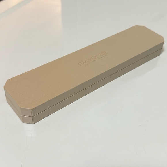 Rachel Zoe Mother Of Pearl Clover 14K Gold Plated Sterling Silver Bracelet NIB - Picture 16 of 16